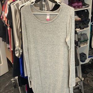 Long sleeve soft T-shirt Dress